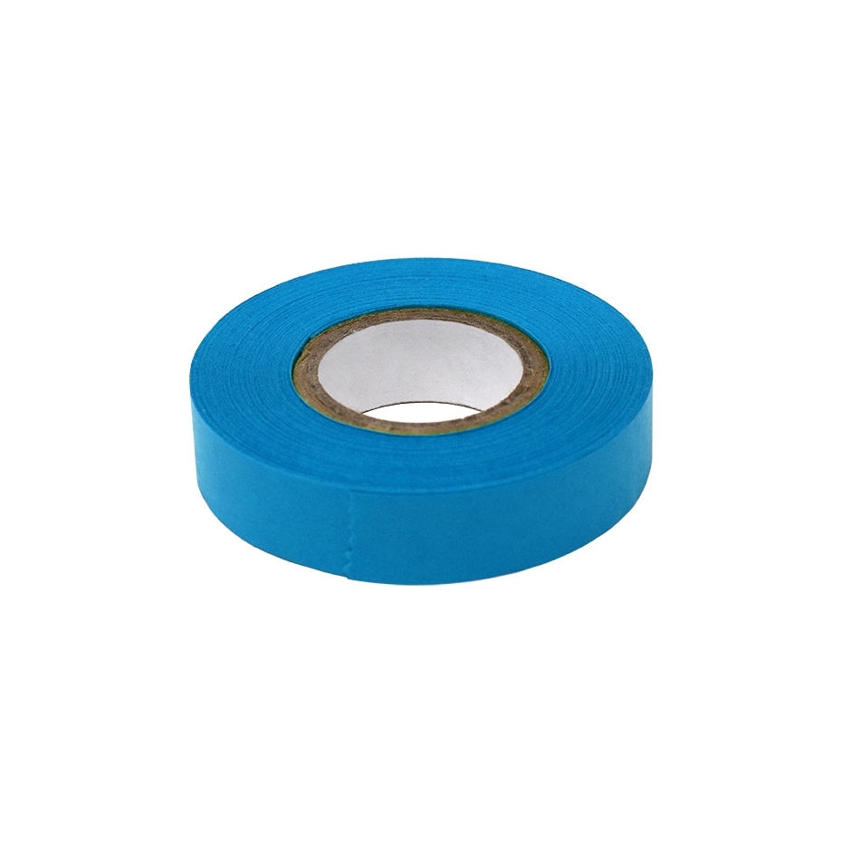 Globe Scientific Labeling Tape, 1/2" x 500" per Roll, 6 Rolls/Box, Blue Image